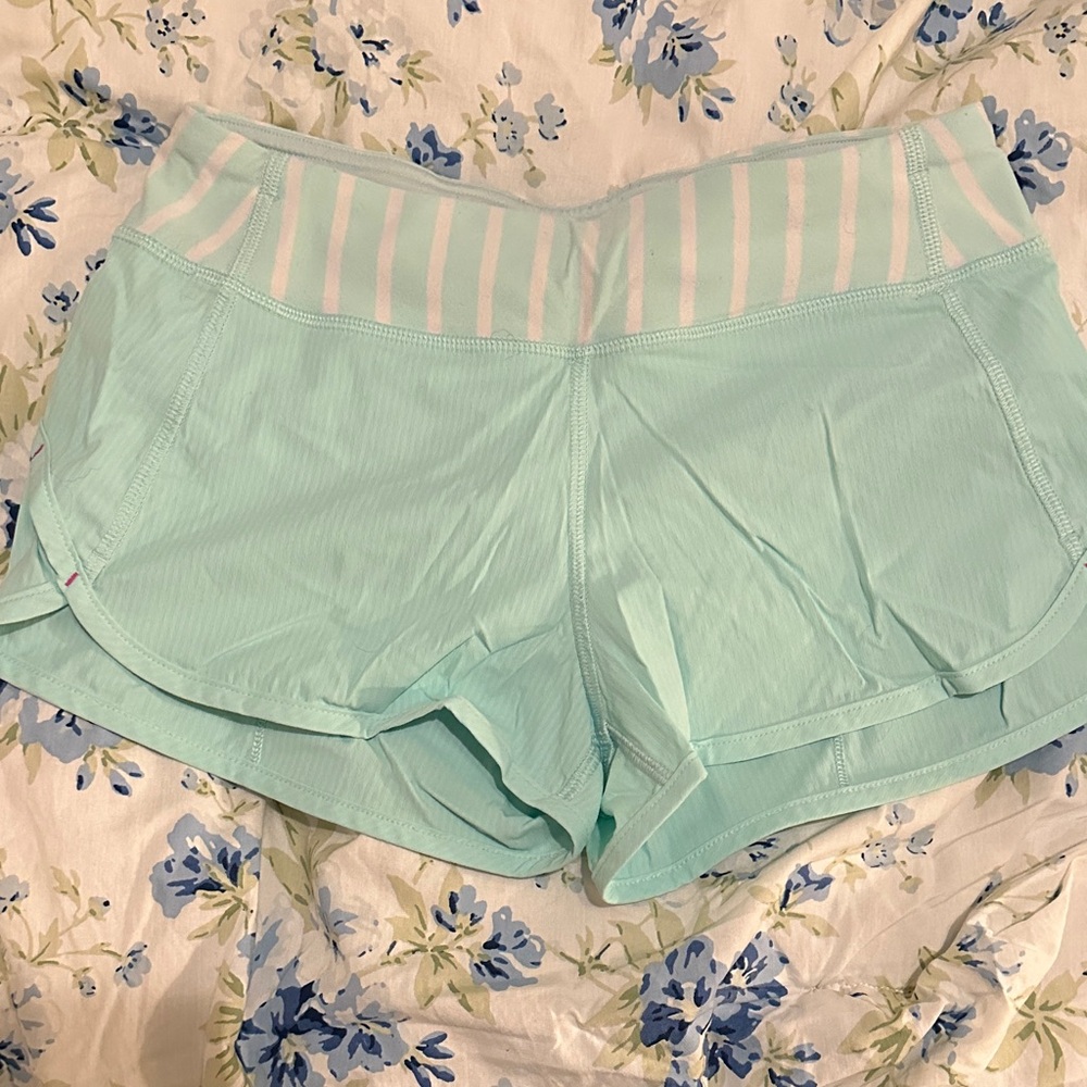 Ivivva Speedy Shorts Mint/Pink Size 12